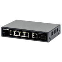 IC Intracom 5-Port Gigabit PoE+ Switch 1SFP91W - Switch -...