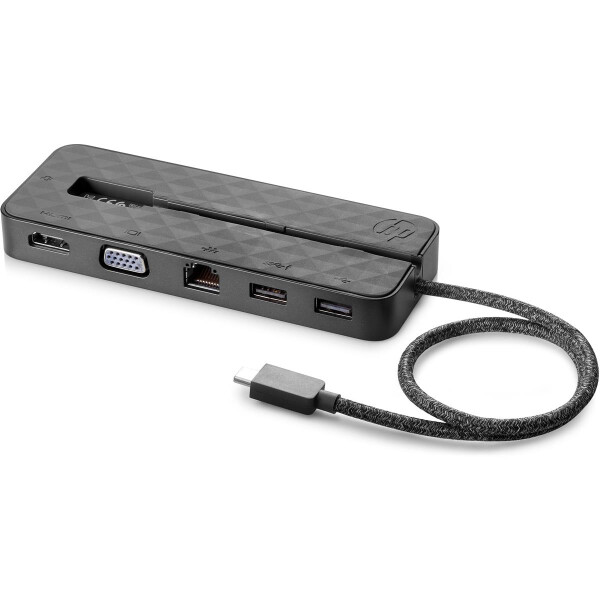 HP USB-C Mini - Verkabelt - USB 3.2 Gen 1 (3.1 Gen 1) Type-C - 10,100,1000 Mbit/s - Schwarz - HP - HP x2 1012 G2 Tablet; HP x2 612 G2 Tablet; HP ProBook 470 G5; HP ProBook 450 G5; HP ProBook 440...