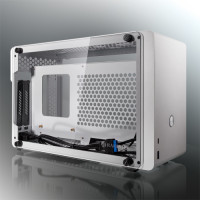 RAIJINTEK Ophion Mini-ITX Gehäuse Tempered Glass - weiß - Gehäuse - Mini-ITX