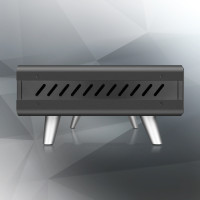 RAIJINTEK Pan Slim Mini-ITX Gehäuse - silber - Gehäuse - Mini-ITX