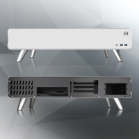 RAIJINTEK Pan Slim Mini-ITX Gehäuse - silber - Gehäuse - Mini-ITX