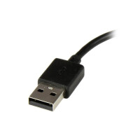 StarTech.com USB 2.0 10/100 Mbit Ethernet Adapter - Lan Nic USB Netzwerkadapter - Verkabelt - USB - Ethernet - 200 Mbit/s - Schwarz