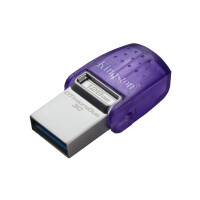 Kingston 128GB DT MICRODUO 3C 200MB/s DUAL USB-A+ USB-C -...
