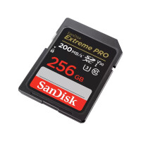 SanDisk Extreme PRO 256GB SDHC Memory Card 200MB/s 140MB/s UHS-I Class 10 U3 V30