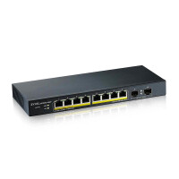 ZyXEL GS1900-10HP Version 2 L2 Switch 8GB-port Mgm