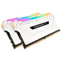 Corsair Vengeance CMW16GX4M2C3200C16W - 16 GB - 2 x 8 GB - DDR4 - 3200 MHz - 288-pin DIMM - Weiß