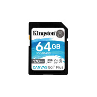 Kingston Canvas Go! Plus - 64 GB - SD - Klasse 10 - UHS-I...