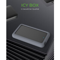 ICY BOX Externes Geh. 2.5"SATA HDD/SSD zu USB 3.2 Gen2 Type - Laufwerks-Gehäuse - 2,5"