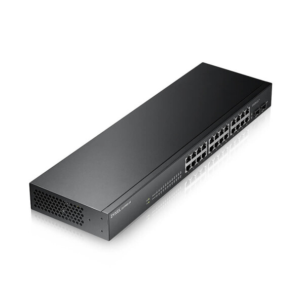 ZyXEL Switch GS1900-24 24x Gigabit Ports 2x SFP smart managed lüfterlos L2 - Switch - 1 Gbps