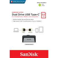 SanDisk Ultra Dual - USB-Flash-Laufwerk - 64 GB