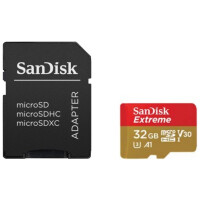 SanDisk SDSQXAF-032G-GN6AT - 32 GB - MicroSDHC - UHS-I - 100 MB/s - Class 3 (U3) - Schockresistent - Temperaturbest&auml;ndig - Wasserdicht
