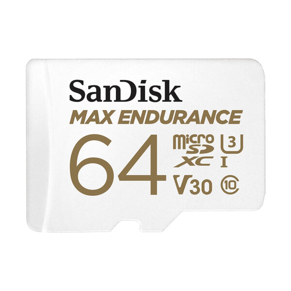 SanDisk Max Endurance - 64 GB - MicroSDXC - Klasse 10 - UHS-I - 100 MB/s - 40 MB/s