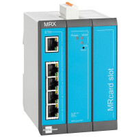 Insys icom MRX3 LAN - mod. LAN-Router - Ethernet-WAN - Schnelles Ethernet - Blau - Grau