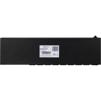 Inter-Tech SW-0816 - Stahl - Schwarz - LED - 8 AC-Ausgänge - C13-Koppler - C20-Koppler