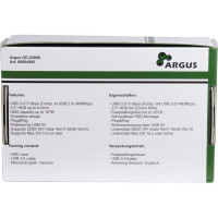Inter-Tech GD-25000 - HDD-Gehäuse - 2.5 Zoll - SATA - Serial ATA II - Serial ATA III - 5 Gbit/s - USB Konnektivität - Transparent