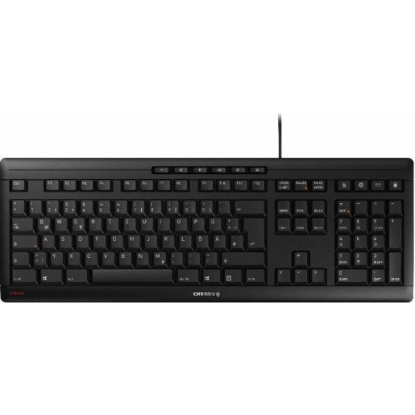 Cherry STREAM KEYBOARD - Standard - USB - Mechanischer Switch - QWERTZ - Schwarz