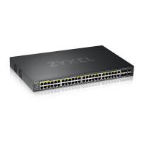 ZyXEL GS2220-50HP-EU0101F - Managed - L2 - Gigabit Ethernet (10/100/1000) - Power over Ethernet (PoE) - Rack-Einbau