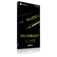 Corsair ValueSelect 4 GB - DDR4 - 2666 MHz - 4 GB - 1 x 4 GB - DDR4 - 2666 MHz - 288-pin DIMM - Schwarz