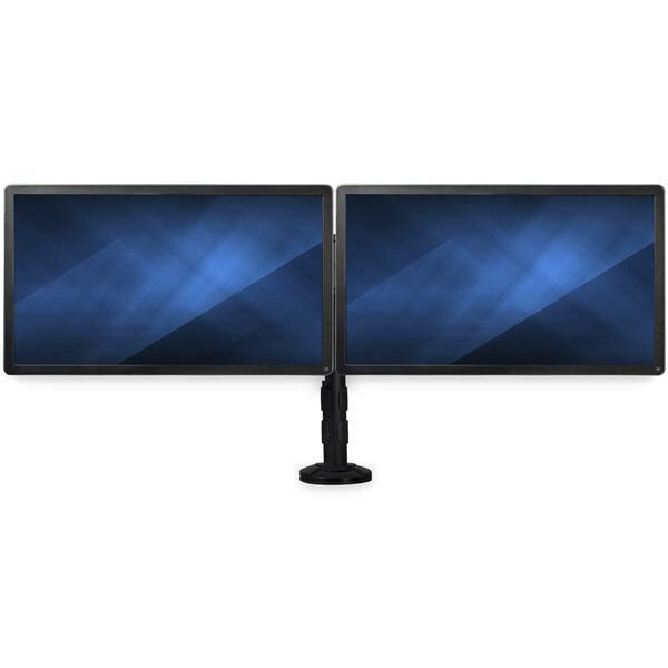 StarTech.com Dual-Monitor-Arm für Tischmontage - Querstange - Tischklemme/Kabeldurchführungstülle - Klemme - 16 kg - 33 cm (13 Zoll) - 68,6 cm (27 Zoll) - 100 x 100 mm - Schwarz