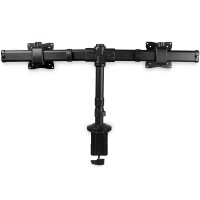 StarTech.com Dual-Monitor-Arm für Tischmontage - Querstange - Tischklemme/Kabeldurchführungstülle - Klemme - 16 kg - 33 cm (13 Zoll) - 68,6 cm (27 Zoll) - 100 x 100 mm - Schwarz