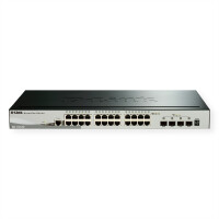 D-Link 28-Port Smart Managed Gigabit Stack Switch 4x...