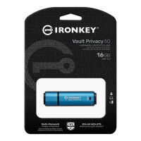 Kingston 16GB IronKey Vault Privacy 50 AES-256 Encrypted FIPS 197 - USB-Stick