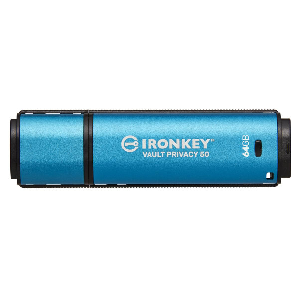 Kingston 64GB IronKey Vault Privacy 50 AES-256 Encrypted FIPS 197 - USB-Stick