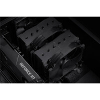 Noctua NH-D15 chromax.black - Prozessor - Kühler - 15 cm - LGA 1150 (Socket H3),LGA 1151 (Socket H4),LGA 1155 (Socket H2),LGA 1156 (Socket H),LGA 2011... - AMD A - Intel® Celeron® - Intel® Core™ i3 - Intel Core i5 - Intel Core i7 - Intel Core i9 - Intel®.