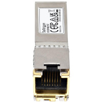 StarTech.com HP 813874-B21 kompatibel SFP+ Transceiver Modul - 10GBASE-T - Kupfer - 10000 Mbit/s - SFP+ - 30 m - IEEE 802.3an - Silber