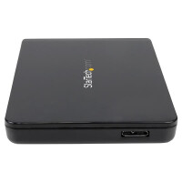 StarTech.com USB 3.1 Gen 2 (10Gbps) Tool-free Enclosure for 2.5&quot; SATA Drive - Speichergeh&auml;use - 6.4 cm (2.5&quot;)