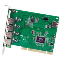 StarTech.com 7 Port USB 2.0 PCI Schnittstellenkarte - PCI/PCI-X - USB 2.0 - PCI 2.2 - Gr&uuml;n - CE - FCC - TAA - REACH - VIA/VLI - VT6212