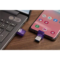 Kingston 256GB DT MICRODUO 3C 200MB/s DUAL USB-A+ USB-C - USB-Stick - 256 GB