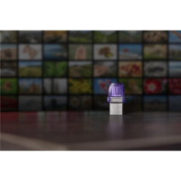 Kingston 256GB DT MICRODUO 3C 200MB/s DUAL USB-A+ USB-C - USB-Stick - 256 GB