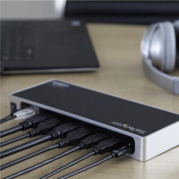 StarTech.com USB-C und USB-A Dock - Dual Monitor 4K 60Hz...