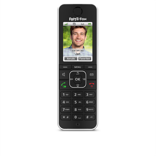 AVM Fritz!Fon C6 DECT-Mobilteil Black - VoIP-Telefon - Voice-Over-IP