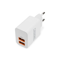 DIGITUS DA-10061 - USB Ladegerät 2x USB-A 15W, 2x...