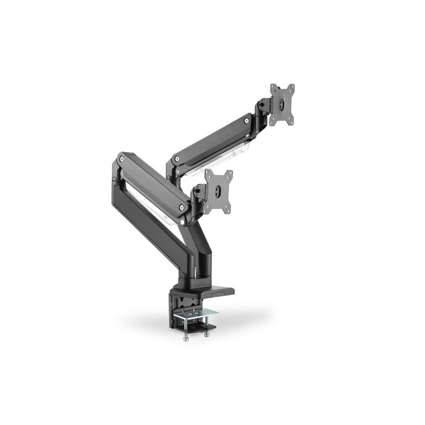 DIGITUS DA-90427 - Dual Gasdruckfeder Monitor Tisch-Halterung 2x 35", 2x 15 kg max. schwarz