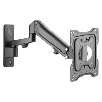 DIGITUS DA-90428 - Single Gasdruckfeder Monitor-Wandhalter 43", 23 kg max, schwarz