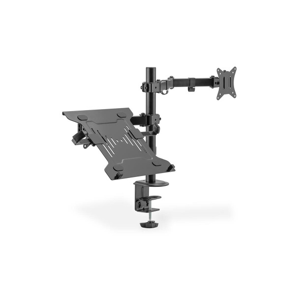 DIGITUS DA-90436 - Montior-Arm mit Notebook-Tablett 17-32", 9 kg. Max,Klemme o. Befestigung+Tülle