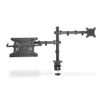 DIGITUS DA-90436 - Montior-Arm mit Notebook-Tablett 17-32", 9 kg. Max,Klemme o. Befestigung+Tülle