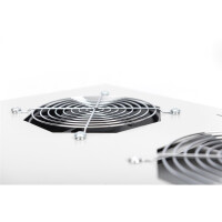 DIGITUS DN-19-FAN-4-I-6-6 - Dachl&uuml;ftereinheit f&uuml;r IP55 Indoor Netzwerkschr&auml;nke 600x600 mm, Dachkonstr., 4 L&uuml;fter, Filter, Grau