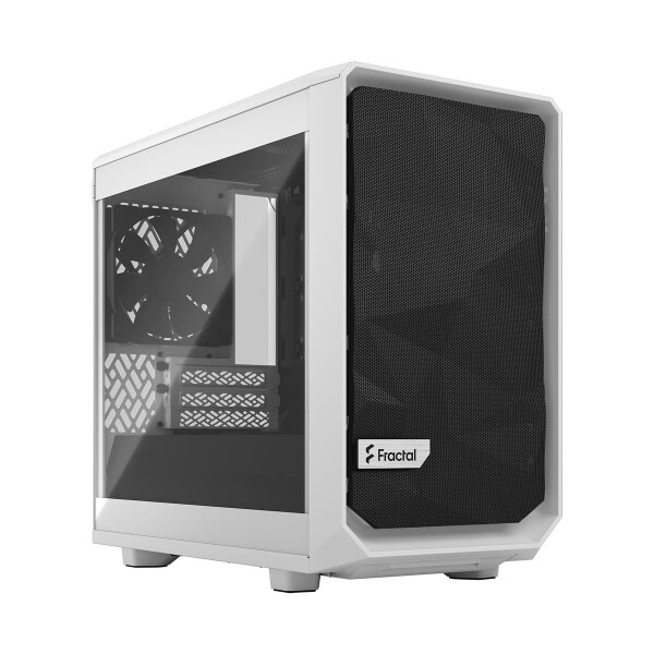 Fractal Design Geh Meshify 2 Nano White TG Clear Tint - Gehäuse - Mini-DTX