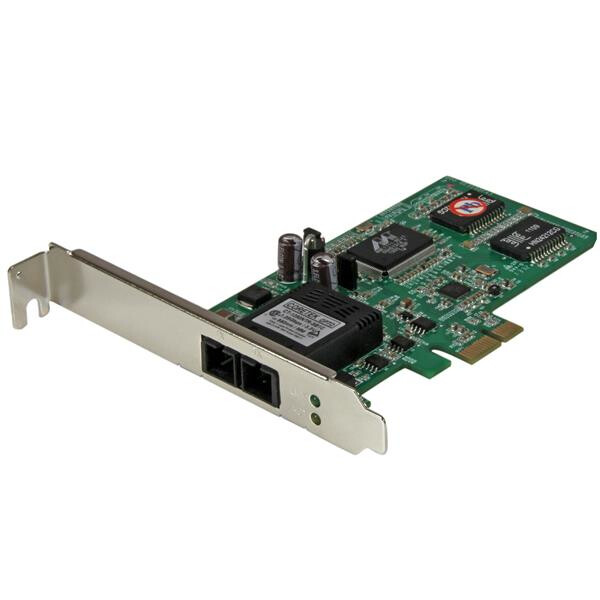 StarTech.com LWL / Glasfaser PCI Express Gigabit Netzwerkkarte - SC Fibre Channel Multimode NIC - 550m - Eingebaut - Verkabelt - PCI Express - Ethernet / Fiber - 2000 Mbit/s