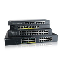 ZyXEL 24-Port GbE Smart Switch NebulaFlex fanless