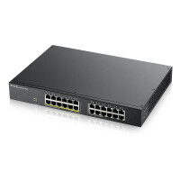 ZyXEL GS1900-24EP - Managed - L2 - Gigabit Ethernet (10/100/1000) - Vollduplex - Power over Ethernet (PoE) - Rack-Einbau