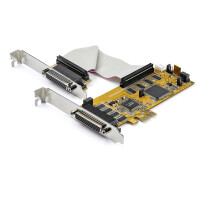 StarTech.com 8 Port Serielle RS232 PCI Express Schnittstellenkarte mit 16550 UART - PCIe - Seriell - Full-height / Low-profile - RS-232 - Gelb - CE - FCC - TAA