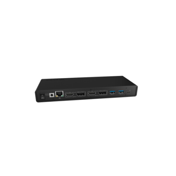 ICY BOX IB-DK2245AC - Verkabelt - USB 3.2 Gen 1 (3.1 Gen 1) Type-C - 60 W - 3,5 mm - 10,100,1000 Mbit/s - Schwarz