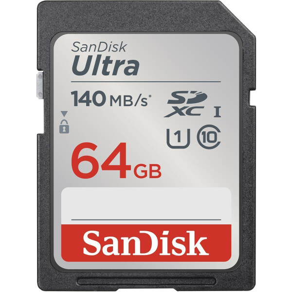 SanDisk Ultra 64GB SDXC 140MB/s - Extended Capacity SD (SDXC)