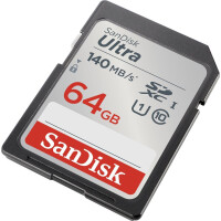 SanDisk Ultra 64GB SDXC 140MB/s - Extended Capacity SD...