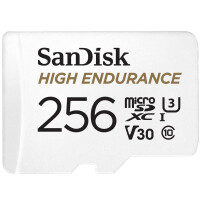SanDisk High Endurance - 256 GB - MicroSDXC - Klasse 10 -...
